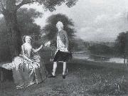 Gentleman and Lady in a Landscape